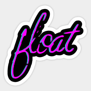 float Sticker